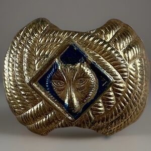 Vintage Wolf Scout Boy Scouts of America BSA Knot Metal Neckerchief Slide Knots